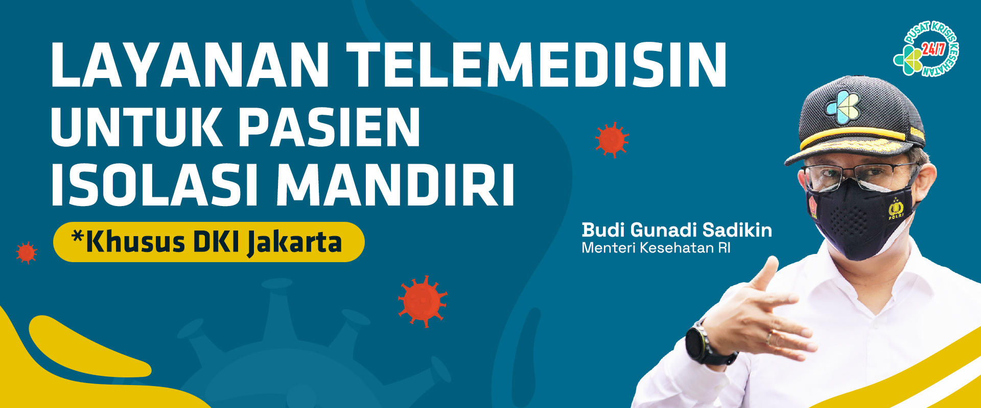 Layanan Telemedisin untuk Pasien Isolasi Mandiri Khusus di Jakarta